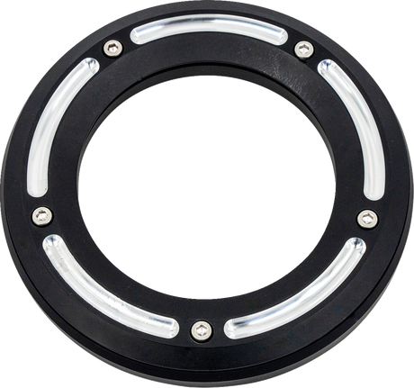 TRASK Assault Derby Cover with Window - Reverse Cut - Big Twin TM-0040RC