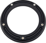 TRASK Assault Derby Cover with Window - Matte Black - Touring/Trike TM-0041MBK