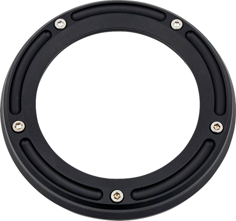 TRASK Assault Derby Cover with Window - Matte Black - Touring/Trike TM-0041MBK