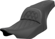 SADDLEMEN Slim Seat - Lattice Stitch - FLT/FLH '23-'24 823-07-162