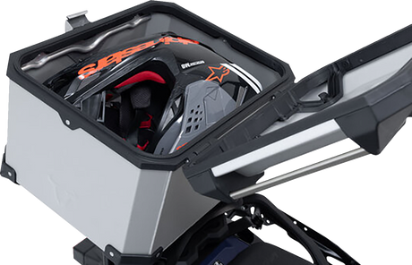 SW-MOTECH TRAX ADV Top Case System - Silver - Kawasaki Versys 1000 '20-'23 GPT.08.368.70000/S