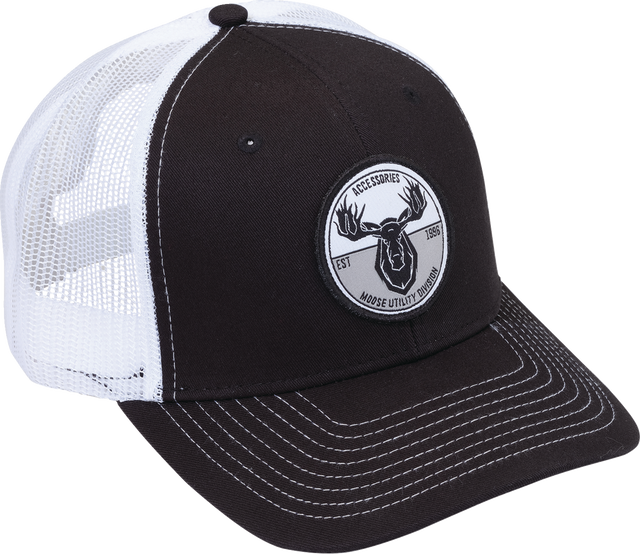 MOOSE OFFROAD MUD Badge Hat - Black/White C2902769