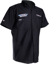 THROTTLE THREADS Drag Specialties Shop Shirt - Black - 5XL DRG26S24BK5R - Cycle City Outdoors