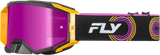 Zone Elite Goggle Blk/Yel/Pur W/ Magenta Mirror/Smoke Lens