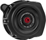 PERFORMANCE MACHINE (PM) Vintage Air Cleaner - Black Ops* 0206-2132-SMB