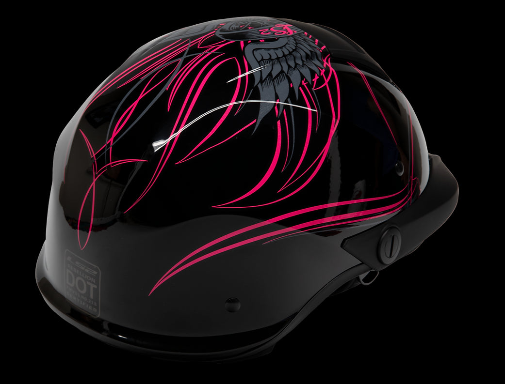 LS2 - Rebellion Wheels & Wings Half Helmet