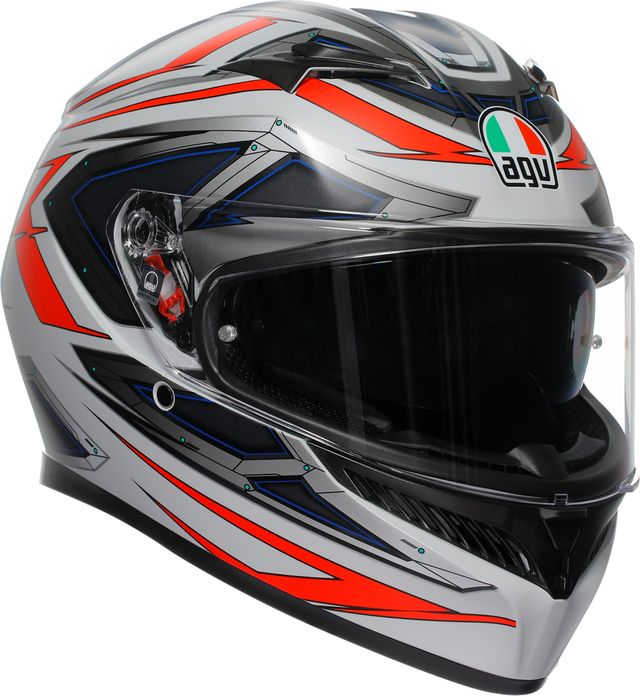 AGV K3 Helmet - Space - Matte White/Red Fluo - 2XL 2118381004-020-XXL