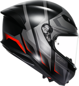 AGV K6 S Helmet - Karve - Matte Black/Gray/Red - 2XL 2118395002-024-XXL