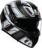 AGV K3 Helmet - Rivia - Matte Black/White - 2XL 2118381004-019-XXL