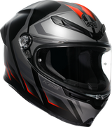 AGV K6 S Helmet - Karve - Matte Black/Gray/Red - XL 2118395002-024-XL