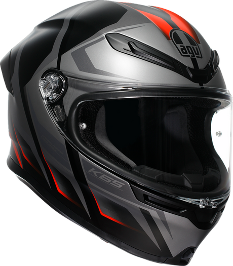 AGV K6 S Helmet - Karve - Matte Black/Gray/Red - XL 2118395002-024-XL
