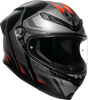 AGV K6 S Helmet - Karve - Matte Black/Gray/Red - Large 2118395002-024-L