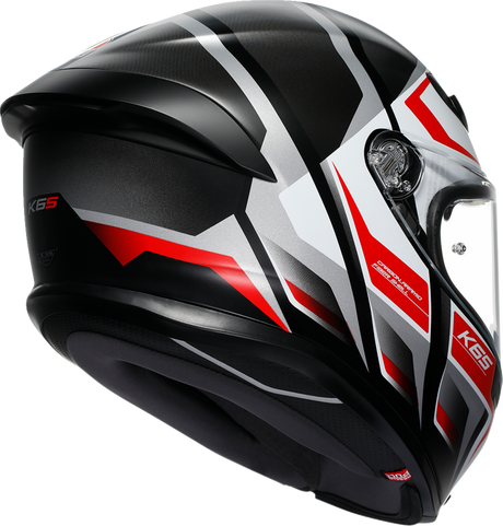 AGV K6 S Helmet - Karve - Matte Black/White/Red - XL 2118395002-025-XL