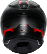 AGV K6 S Helmet - Karve - Matte Black/Gray/Red - 2XL 2118395002-024-XXL