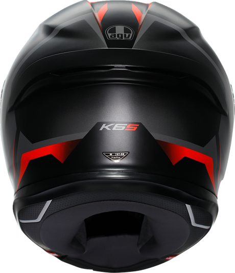 AGV K6 S Helmet - Karve - Matte Black/Gray/Red - 2XL 2118395002-024-XXL