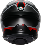 AGV K6 S Helmet - Karve - Matte Black/White/Red - XL 2118395002-025-XL