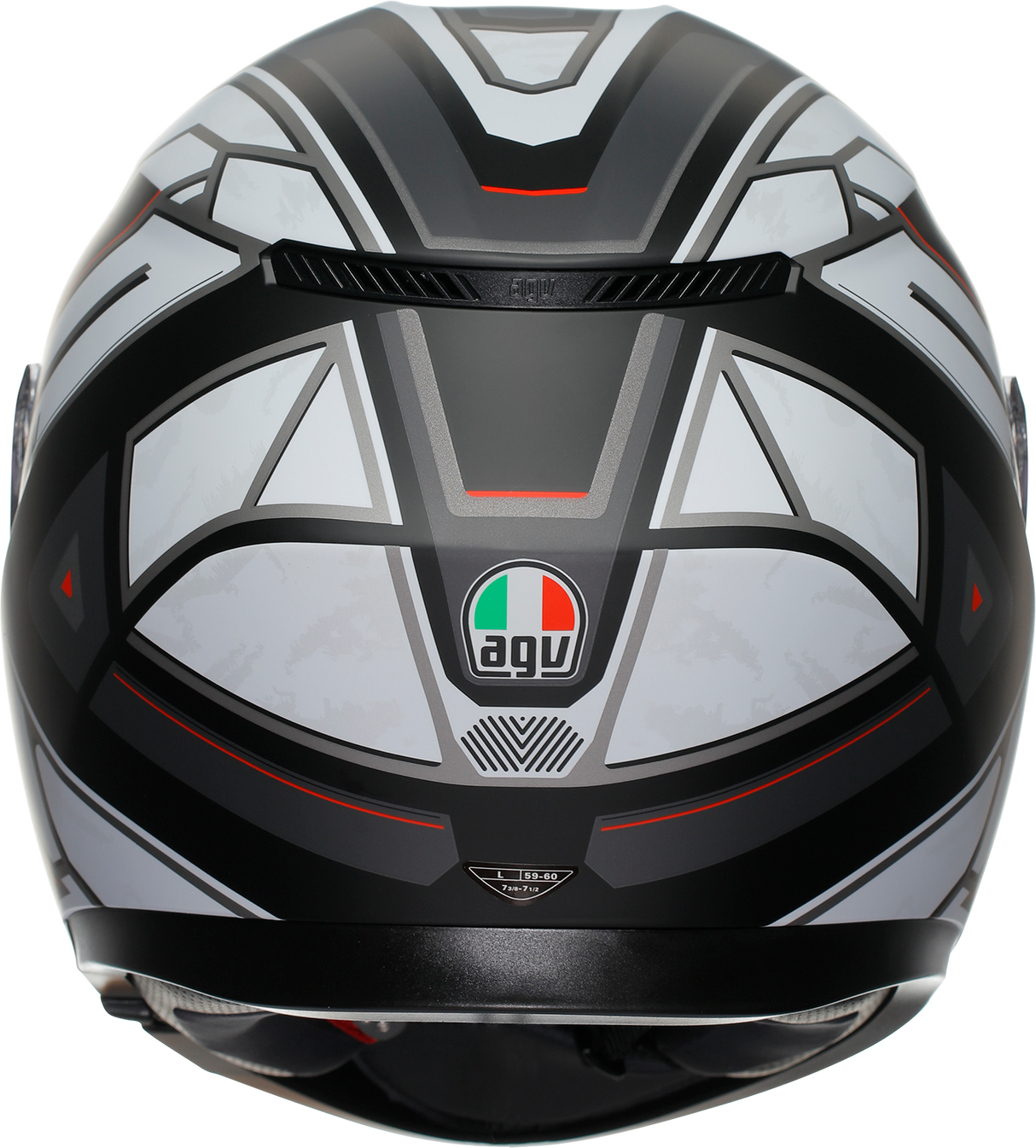 AGV K3 Helmet - Rivia - Matte Black/White - Large 2118381004-019-L
