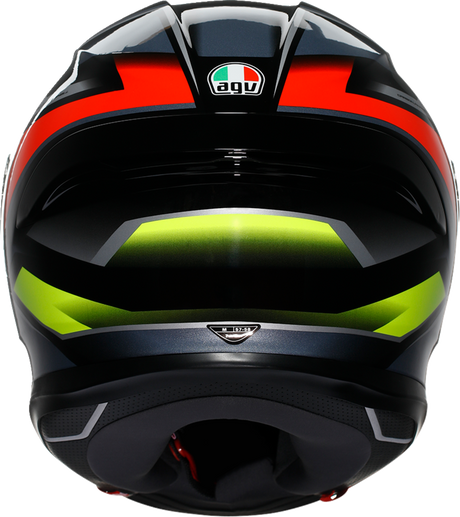 AGV K6 S Helmet - Erazer - Black/Red/Yellow Fluo - Medium 2118395002-026-M