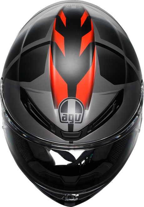 AGV K6 S Helmet - Karve - Matte Black/Gray/Red - 2XL 2118395002-024-XXL