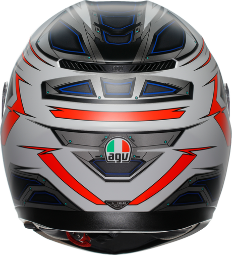 AGV K3 Helmet - Space - Matte White/Red Fluo - XL 2118381004-020-XL