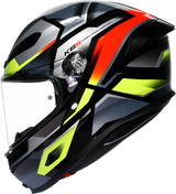 AGV K6 S Helmet - Erazer - Black/Red/Yellow Fluo - Medium 2118395002-026-M