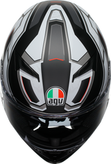 AGV K3 Helmet - Rivia - Matte Black/White - Large 2118381004-019-L