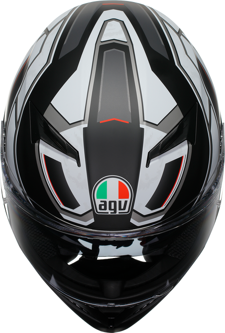 AGV K3 Helmet - Rivia - Matte Black/White - Large 2118381004-019-L