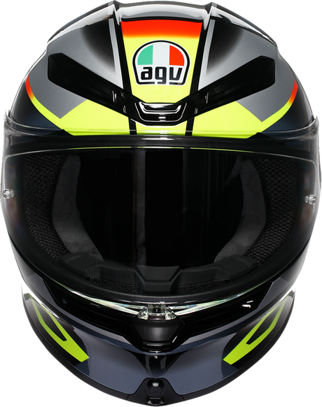 AGV K6 S Helmet - Erazer - Black/Red/Yellow Fluo - Large 2118395002-026-L