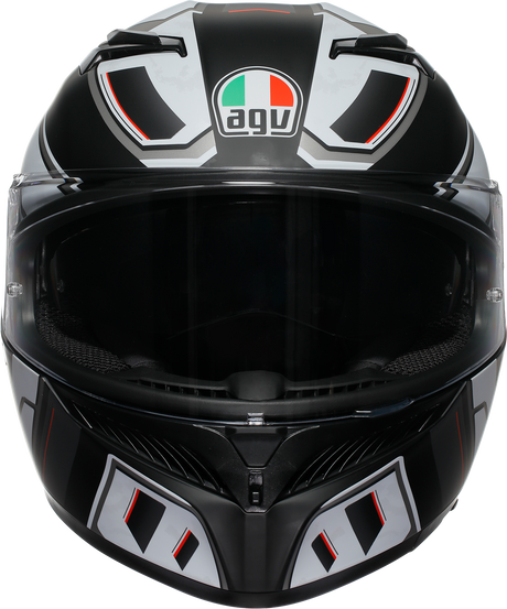 AGV K3 Helmet - Rivia - Matte Black/White - Medium 2118381004-019-M