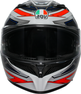 AGV K3 Helmet - Space - Matte White/Red Fluo - XL 2118381004-020-XL