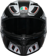 AGV K3 Helmet - Rivia - Matte Black/White - Large 2118381004-019-L