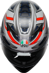 AGV K3 Helmet - Space - Matte White/Red Fluo - Medium 2118381004-020-M