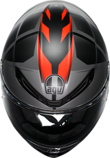 AGV K6 S Helmet - Karve - Matte Black/Gray/Red - Medium 2118395002-024-M