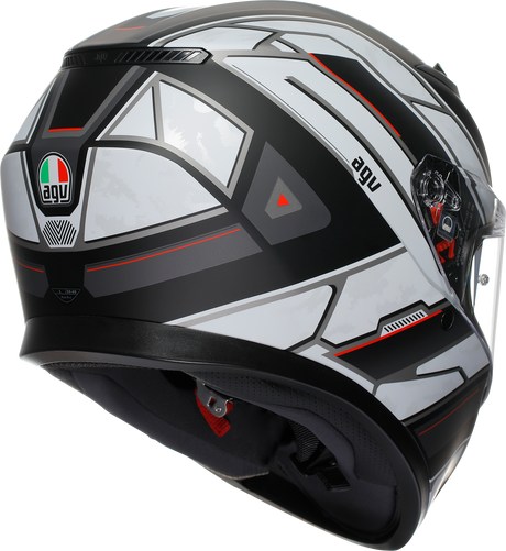 AGV K3 Helmet - Rivia - Matte Black/White - XL 2118381004-019-XL