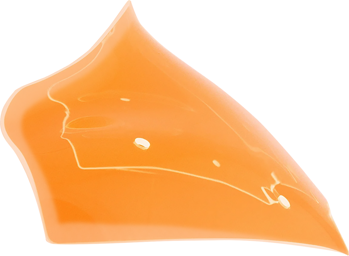KLOCK WERKS Kolor Flare* Sport Windshield - 8" - Orange Ice KWW-01-0751
