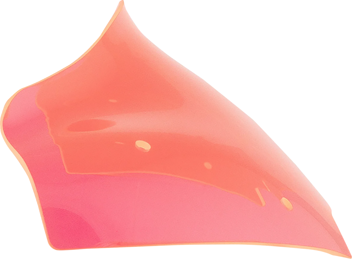 KLOCK WERKS Kolor Flare* Windshield - 10" - Pink Ice KWW-01-0750