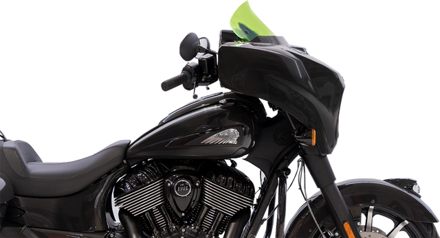 KLOCK WERKS Kolor Flare* Windshield - 10" - Green Ice KWW-04-0634