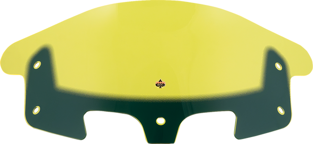 KLOCK WERKS Kolor Flare* Windshield - 10" - Yellow Ice KWW-04-0633