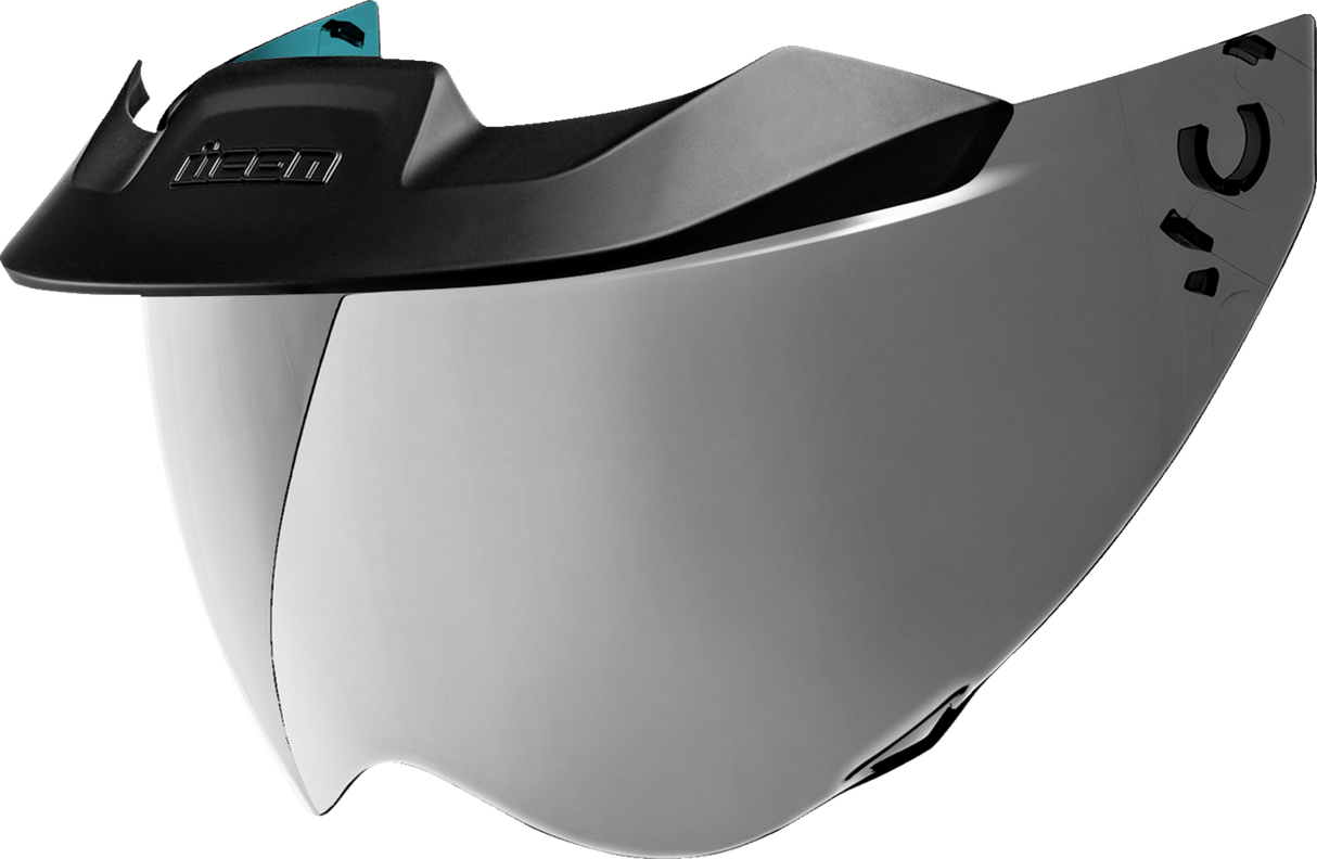 ICON MotoShield* Shield - Domain* - Warboy Chrome 0130-1326