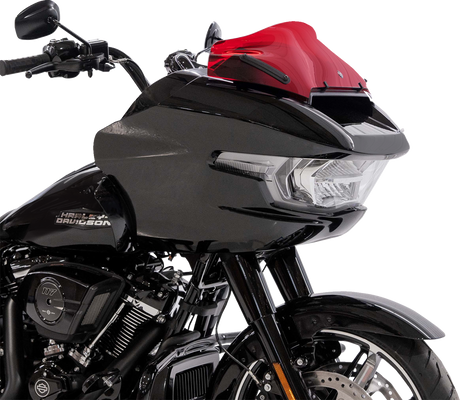 KLOCK WERKS Kolor Flare* Sport Windshield - 8" - Red - FLTR KWW-01-0755
