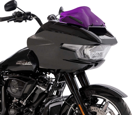 KLOCK WERKS Kolor Flare* Sport Windshield - 8" - Purple - FLTR KWW-01-0760