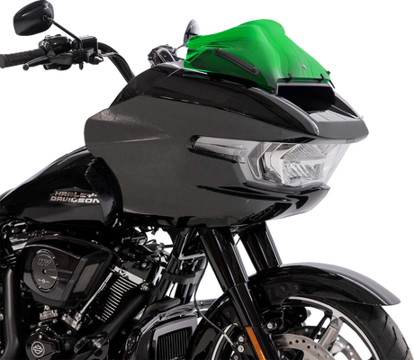 KLOCK WERKS Kolor Flare* Sport Windshield - 8" - Green - FLTR KWW-01-0758
