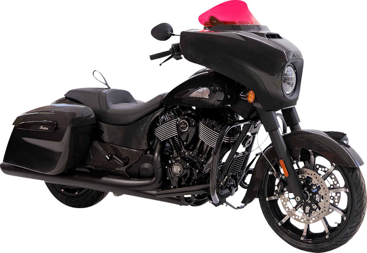 KLOCK WERKS Kolor Flare* Windshield - 10" - Pink Ice KWW-04-0631