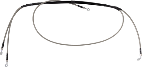 MOOSE OFFROAD Brake Line Pair - Stainless Steel B05-1-018/P