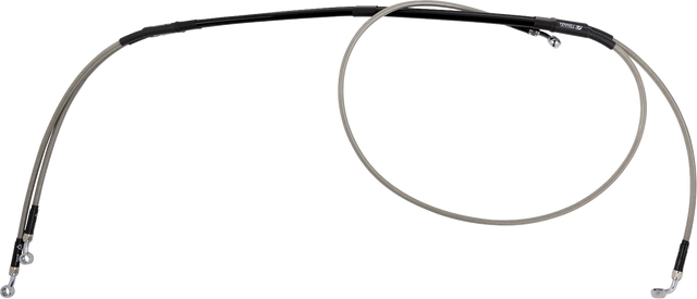 MOOSE OFFROAD Brake Line Pair - Stainless Steel B05-1-019/P