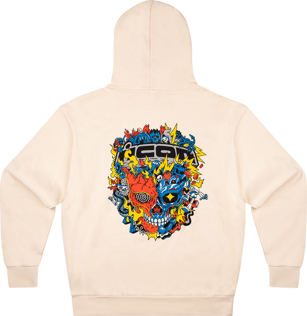 ICON ReDoodle* Hoodie - Ivory - Small 3050-7039