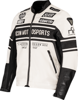ICON Neo Daytona 2 Jacket - White/Black - Small 2820-7068