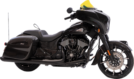 KLOCK WERKS Kolor Flare* Windshield - 10" - Yellow Ice KWW-04-0633