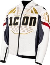 ICON Contra3* Rizz Rizz Jacket - White - XL 2810-4303