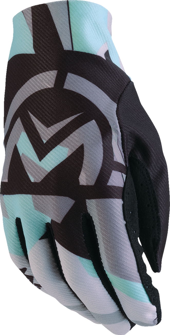 MOOSE OFFROAD MX2* Gloves - Black/Teal - Medium 3330-7958
